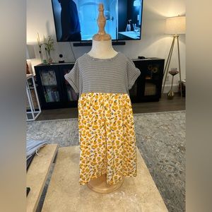 Tea Collection Mixed Print Empire Dress